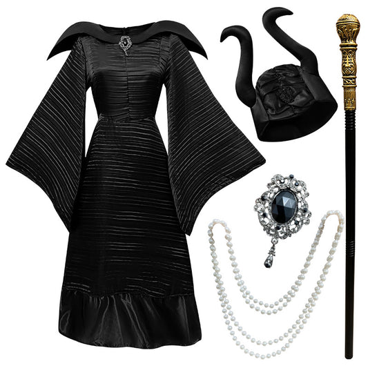 Horned Dark Queen Costume
