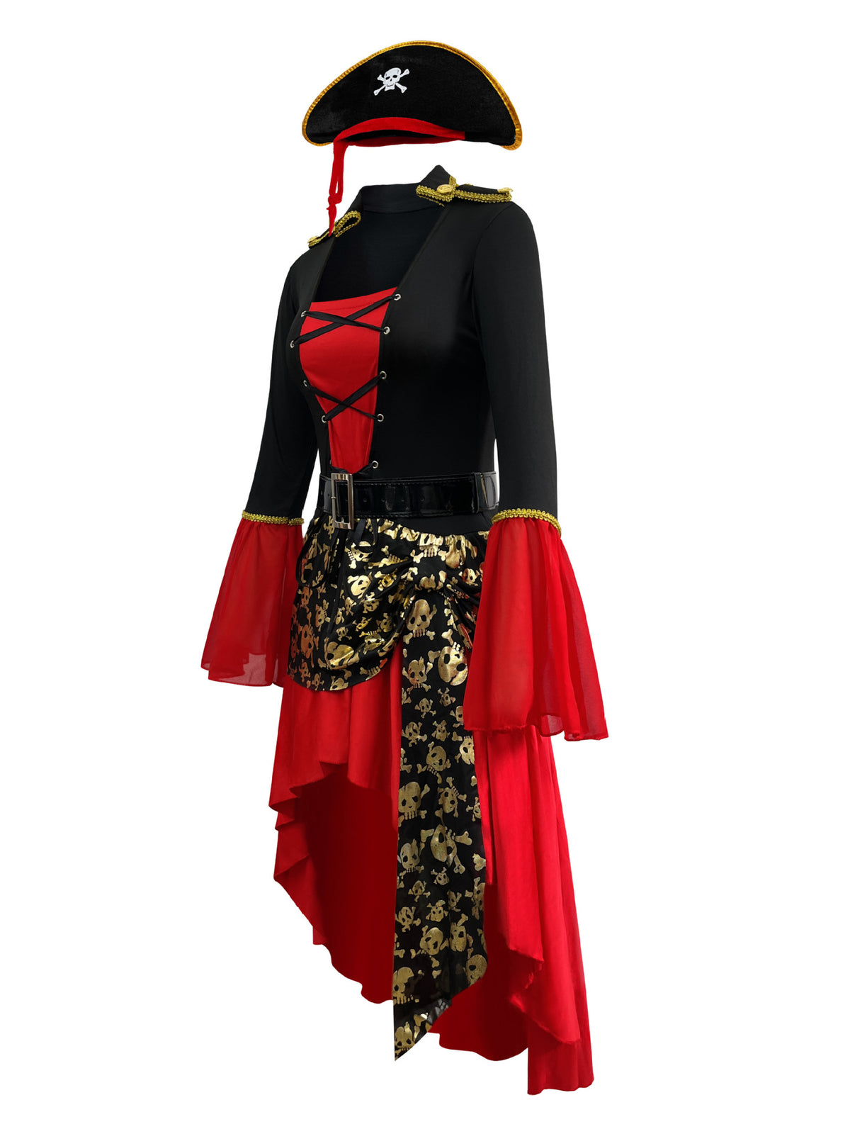 Red Pirate Captain Costume