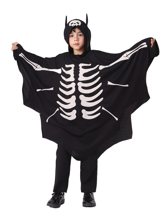 Kids' Glow Skeleton Bat Cape