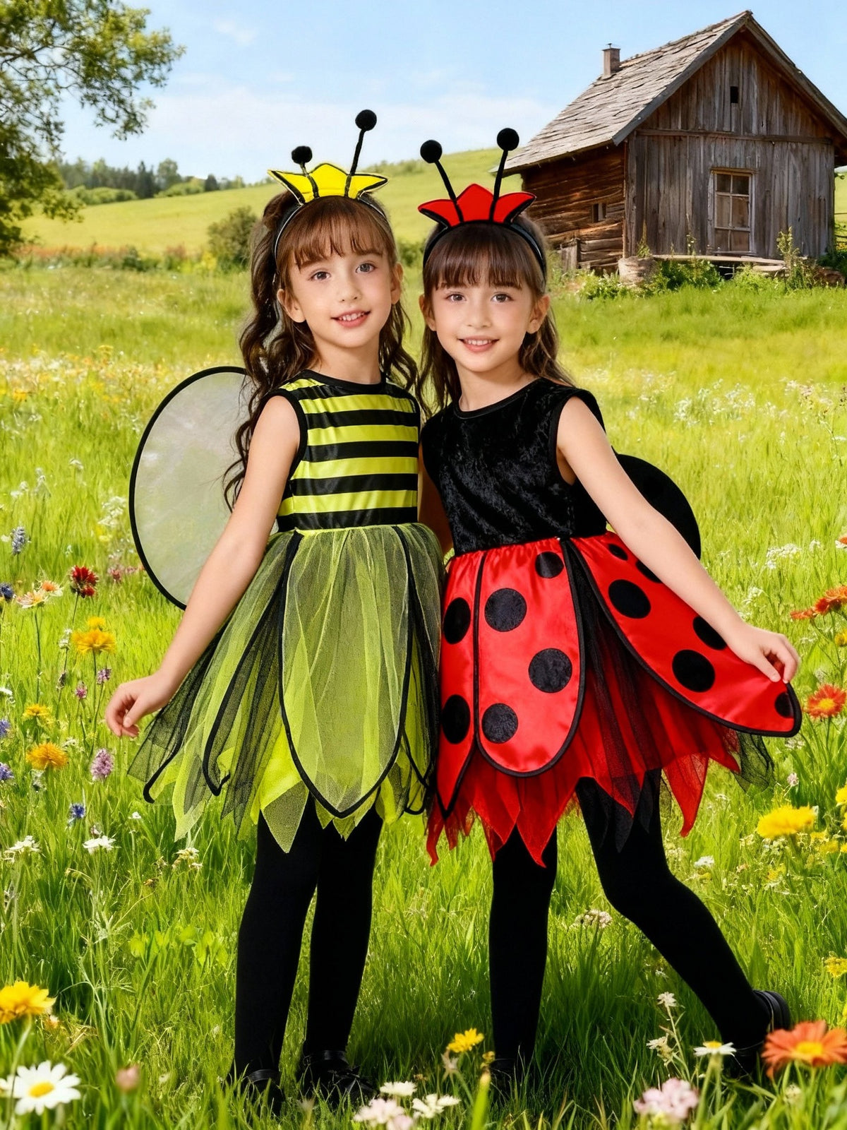 Kids' Ladybug and Bee Costume Dress