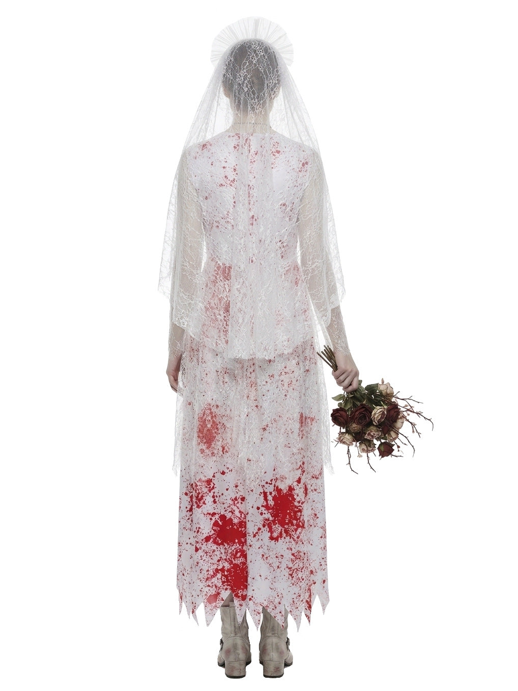 Bloodstained Bride Costume Dress | Long Dress