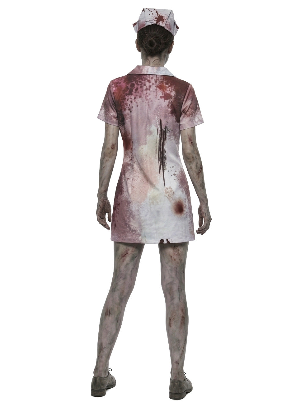 Zombie Nurse Costume Dress | white