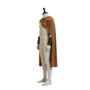 Roman Warrior Cape and Wrist Guard Costume Set | Brown