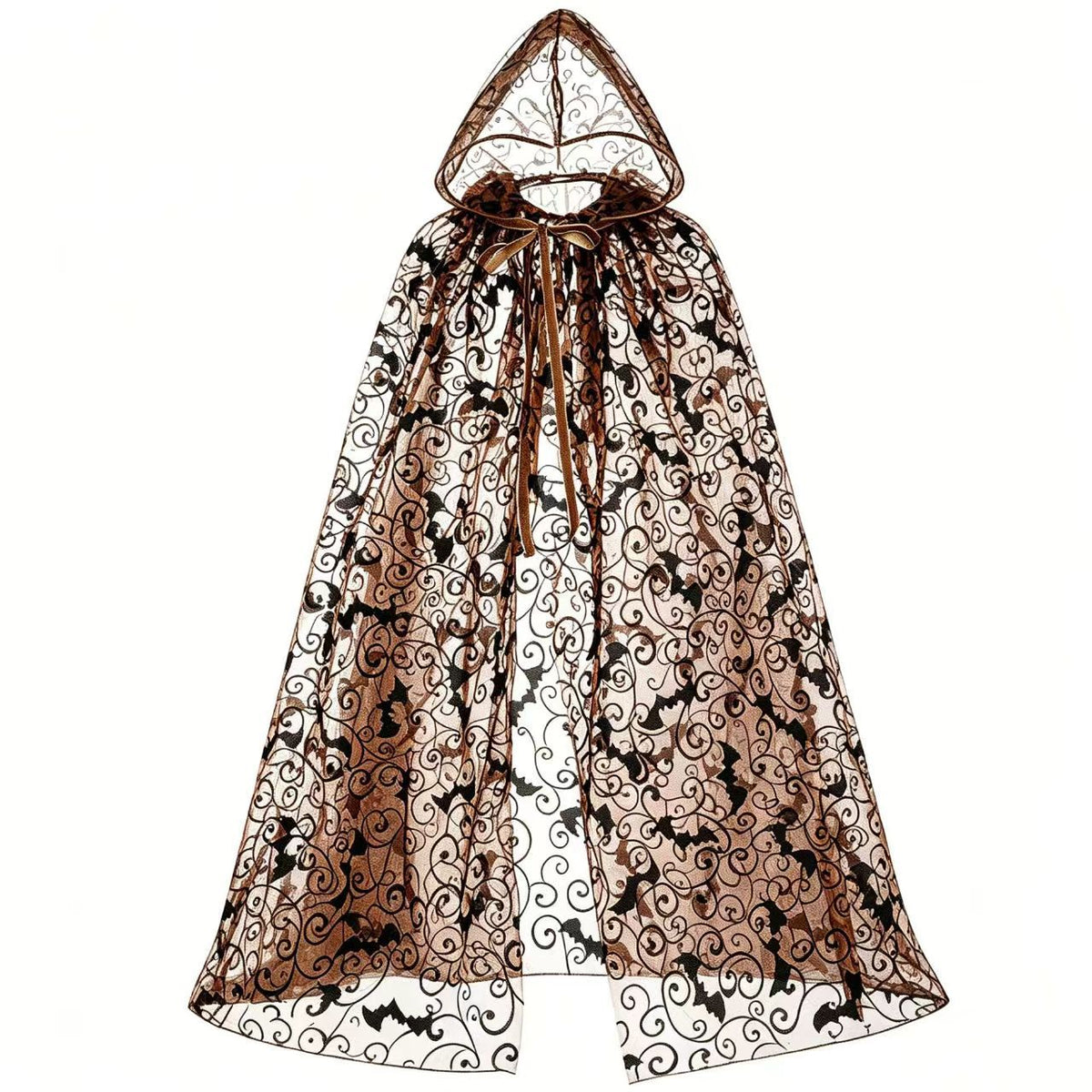 Halloween Hooded Sheer Costume Cape 