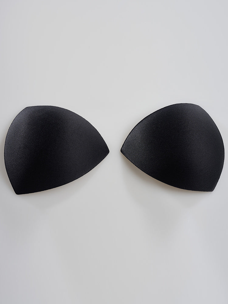 Triangle Foam Bra Pad Inserts | Black
