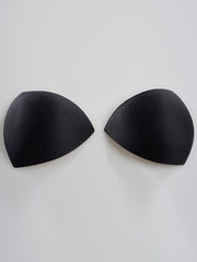 Triangle Foam Bra Pad Inserts | Black
