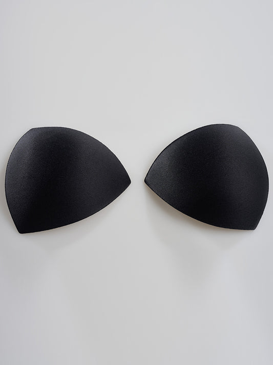 Triangle Foam Bra Pad Inserts | Black