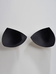 Triangle Foam Bra Pad Inserts | Black