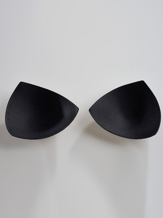 Triangle Foam Bra Pad Inserts | Black