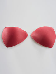 Triangle Foam Bra Pad Inserts | Red