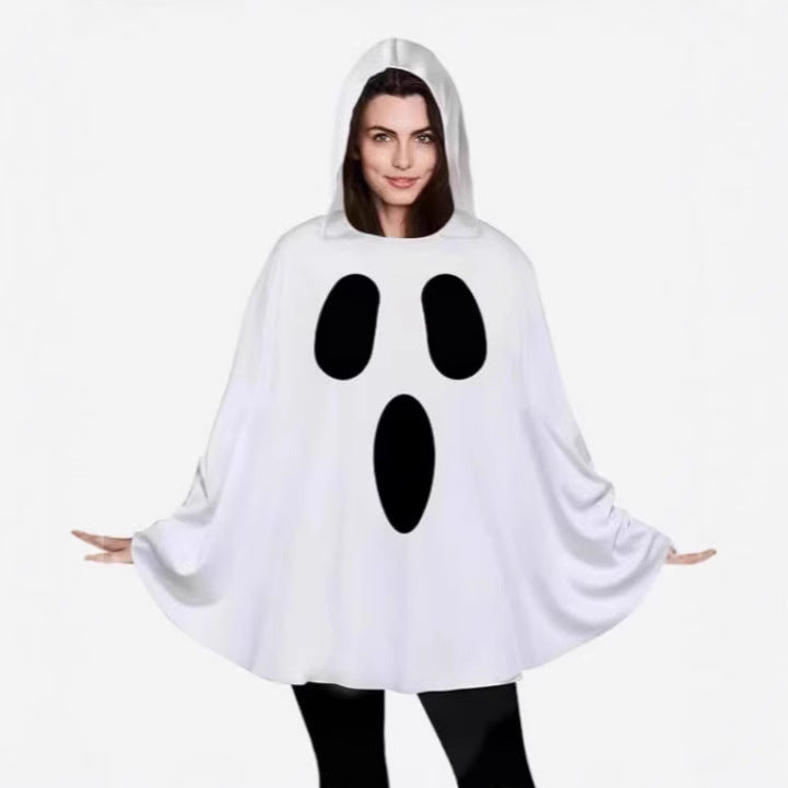 Ghost Hooded Cape Costume | Adult Ghost