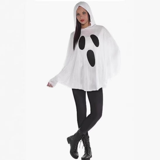 Ghost Hooded Cape Costume | Adult Ghost