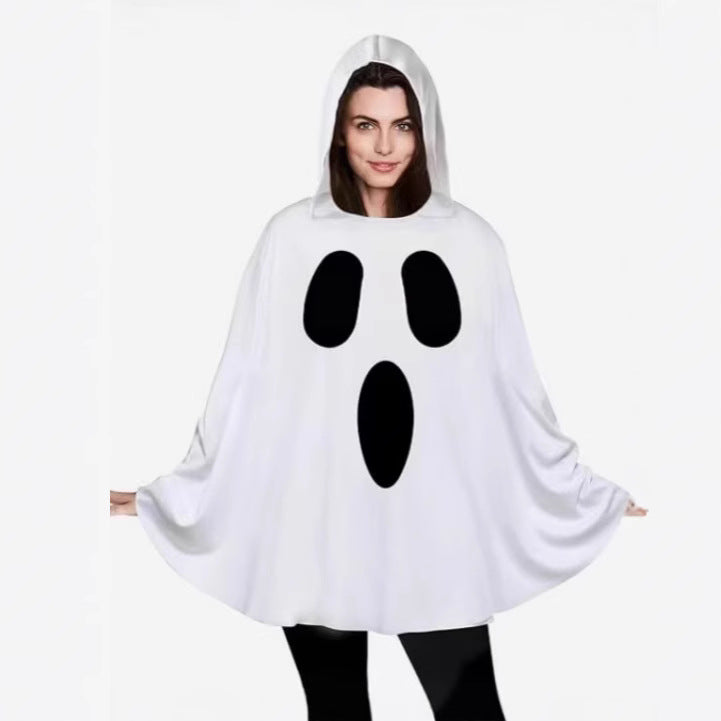 Ghost Hooded Cape Costume | Adult Ghost