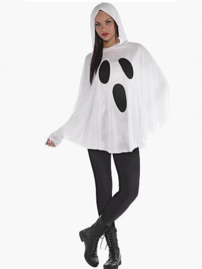Ghost Hooded Cape Costume | Adult Ghost