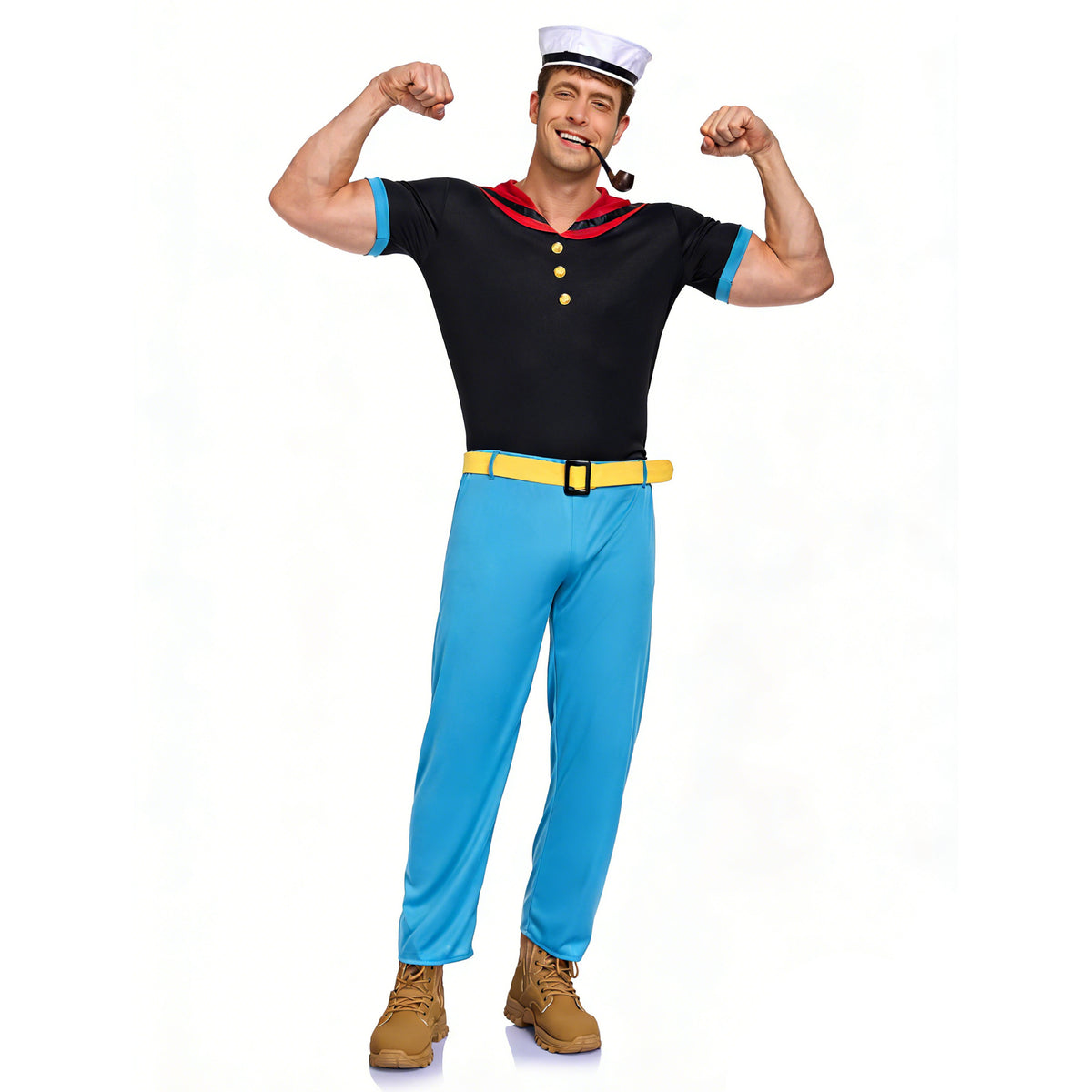 Popeye-Inspired Sailor and Dress Costumes | Men's Sailor Set