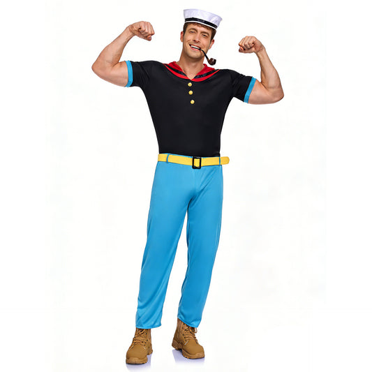 Popeye-Inspired Sailor and Dress Costumes | Men's Sailor Set