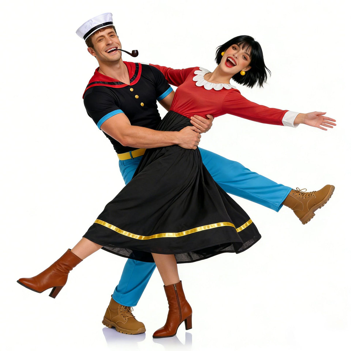Popeye-Inspired Sailor and Dress Costumes 