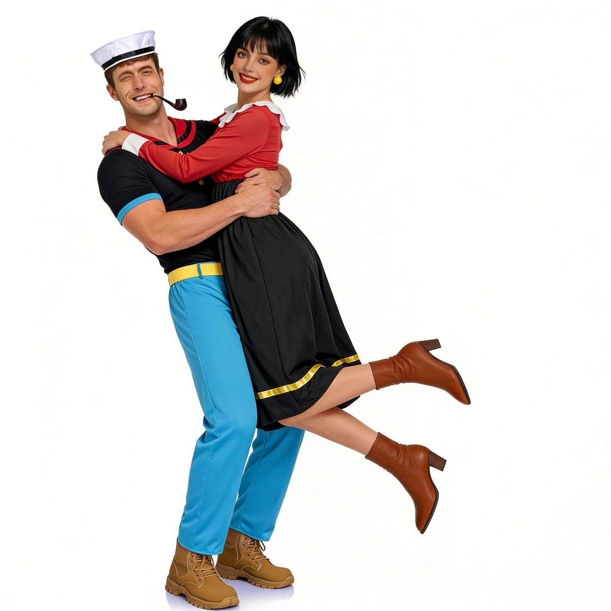 Popeye-Inspired Sailor and Dress Costumes 