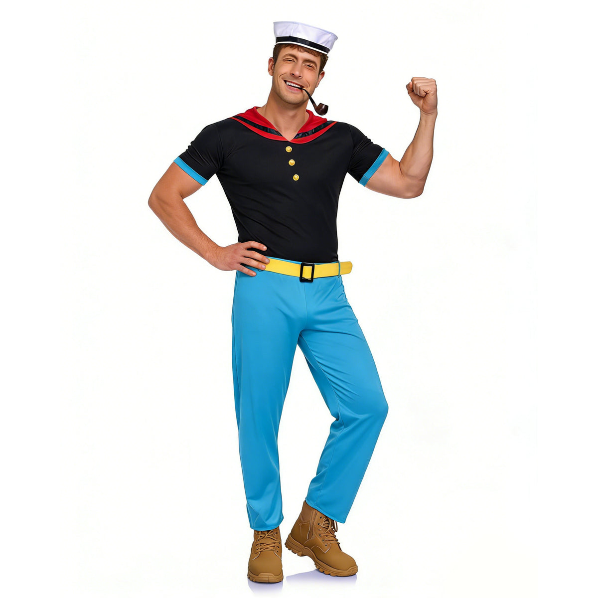 Popeye-Inspired Sailor and Dress Costumes | Men's Sailor Set