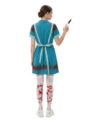 Zombie Nurse Costume Dress | Blue