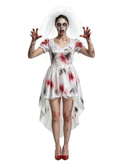 Bloodstained Bride Costume Dress | High-Low Dress