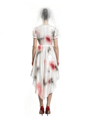 Bloodstained Bride Costume Dress | High-Low Dress