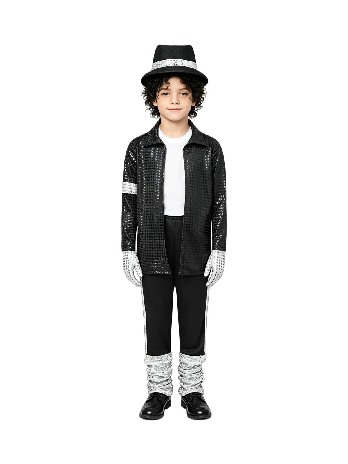 Kids' Sequined Pop Star Costume