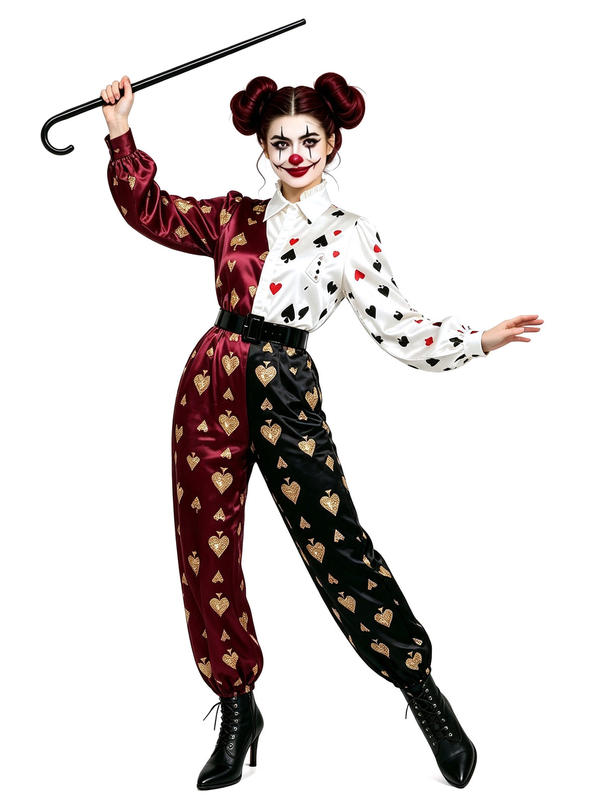 Playing Card Circus Jumpsuit | Women's Costume