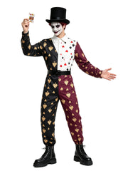 Playing Card Circus Jumpsuit | Men's Costume