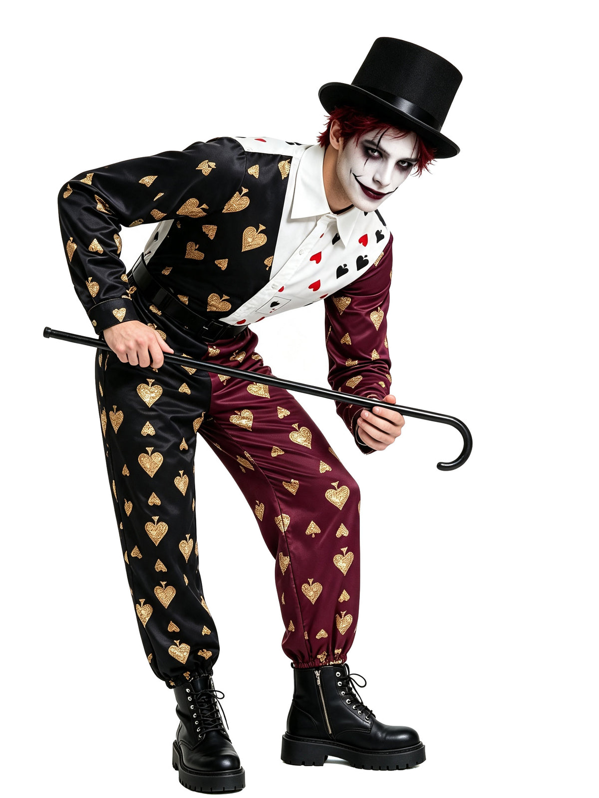 Playing Card Circus Jumpsuit | Men's Costume