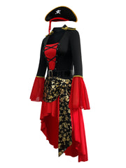 Red Pirate Captain Costume