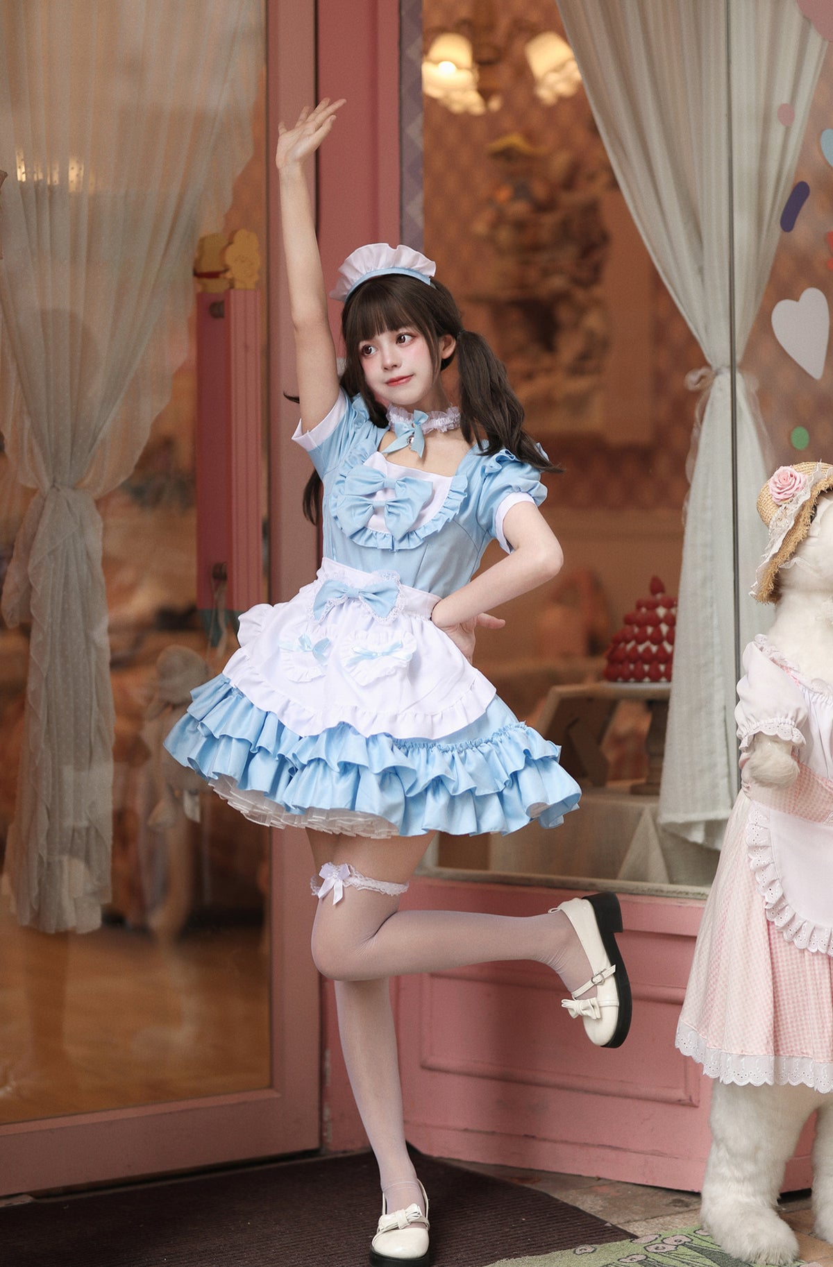 Lolita Maid Costume Set | Light Blue