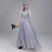 Gray Ghost Bride Costume