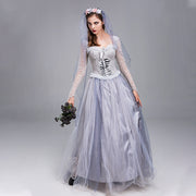 Gray Ghost Bride Costume