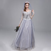 Gray Ghost Bride Costume