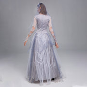 Gray Ghost Bride Costume