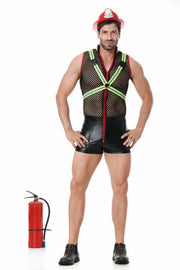 Men's Firefighter Costume Set