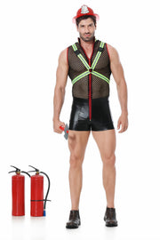 Men's Firefighter Costume Set