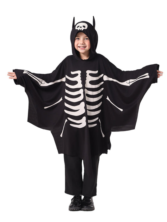 Kids' Glow Skeleton Bat Cape