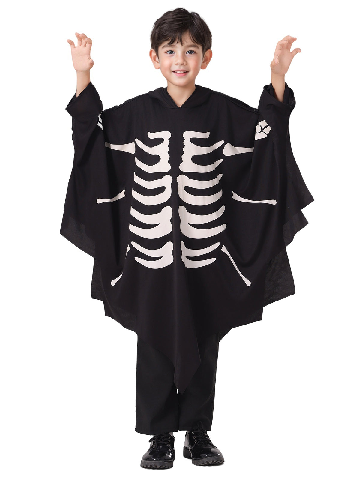 Kids' Glow Skeleton Bat Cape