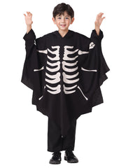 Kids' Glow Skeleton Bat Cape