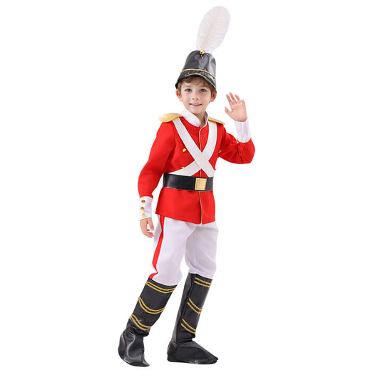 Kids' Toy Soldier Costume | Red and White