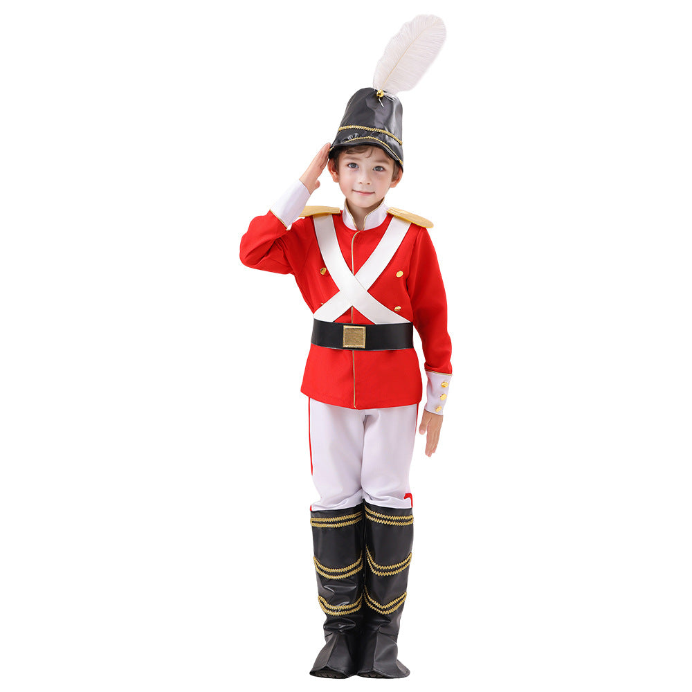 Kids' Toy Soldier Costume | Red and White
