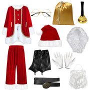 Classic Santa Costume Set | 11-Piece Set