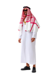 White Robe and Headscarf Costume Set | White