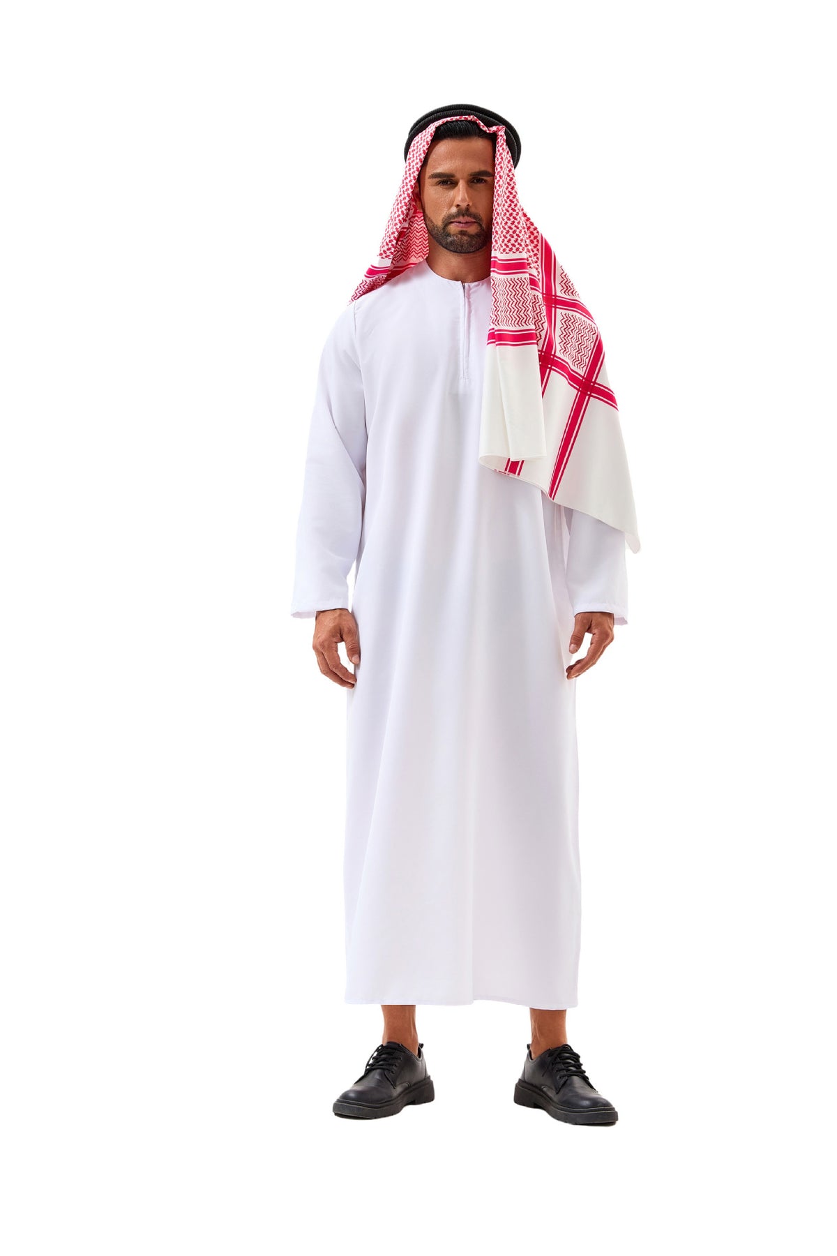 White Robe and Headscarf Costume Set | White
