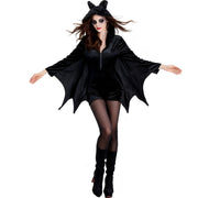 Black Bat Costume Jumpsuit | adult