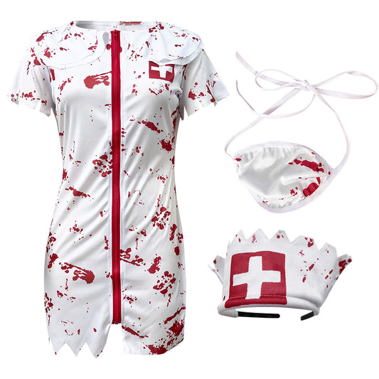 Bloodstained Doctor and Nurse Costumes | Nurse Set
