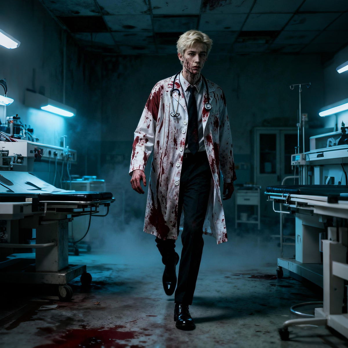 Bloodstained Doctor and Nurse Costumes | Doctor Coat