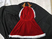 Antler Hooded Christmas Cape